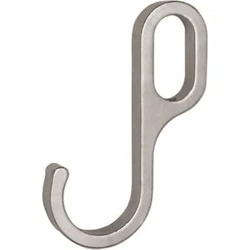 Nábytkové kování Hák HO1 pro oválnou šatní tyč 30 x 15 mm, zamak chrom