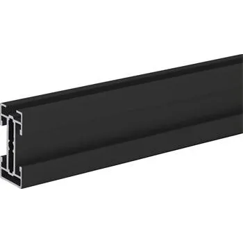 Nábytkové kování Hliníkový profil ALU-STYLE GP System zkosený na pokos 2250x280 mm černý