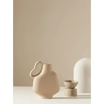 Váza Sinsay - Váza s nepravidelným tvarem - krémová - 619GL-01X - 619GL-01X-ONE-1