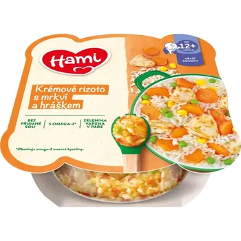Hami Krémové rizoto s mrkví a hráškem 230 g