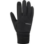 rukavice cyklistické unisex Shimano WINDBREAK THERMAL černé Varianta: S