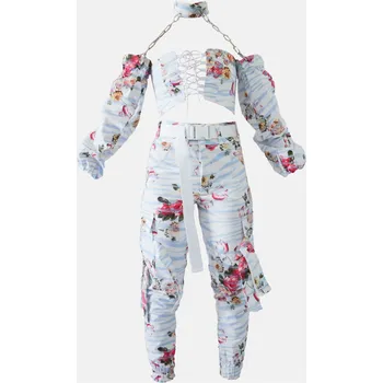 PRINCESS TIRAMISU modrobílý choker s rukávy Barva: Vícebarevné, Velikost: UNI