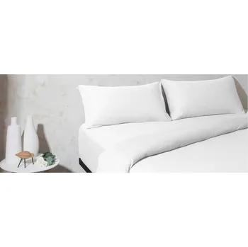 Povlak na dekorativní polštářek Velfont Povlak na polštář New Jersey 50x70cm povrchová úprava: Bílá