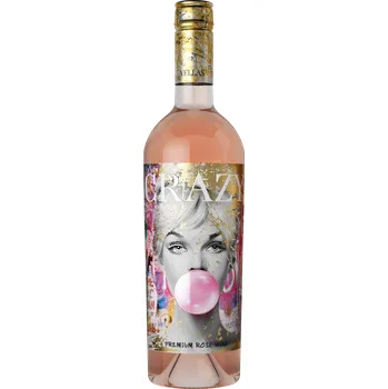 Víno Vignobles Vellas Crazy Grenache Syrah Rosé 10,5% 0,75l