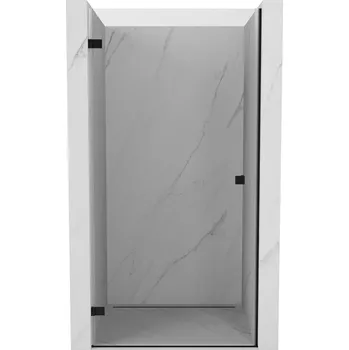 Sprchové dveře Sprchové dveře Mexen Lunar-B s levými panty 65 cm, průhledné, černé - 832-065-000-70-00-L