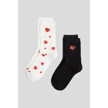 Dámské ponožky Ponožky Karl Lagerfeld K/HEART 2-pack A3W47049 béžová 01X, vel. ONE SIZE