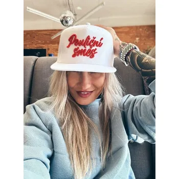 Kšiltovka CITY FOLKLORE kšiltovka Rapper Cap Pouliční Směs / Bílá