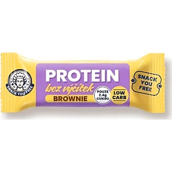 Jihočeská svačinka tyčinka PROTEIN low carb brownie 40g