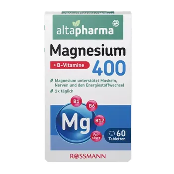 altapharma Tablety s hořčíkem a komplexem vitamínů B, doplněk stravy 60 ks