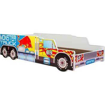 Jednolůžko Monster Truck 160x80 s matrací