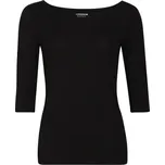 triko 3/4 rukáv dámské s bambusem Progress AKINA černé Varianta: L