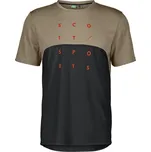 SCOTT cyklistické triko Trail Flow DRI SS léto toast beige/black XXL Pánské