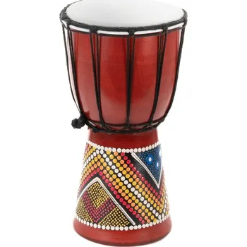 Djembe Dětský djembe buben 30 cm, mahagon, ručně malovaný