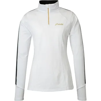 Phenix Basic Set-in Sleeve Mock Neck Tee - white 38