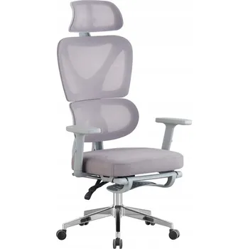 Kancelářská židle Demos - šedá / chrom