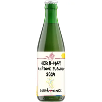 Dobrá Vinice Herb-Nat Akátové bubliny 2024 0.375 l