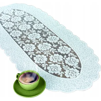 ubrus Bílý běhoun na stůl 140 x 70 cm