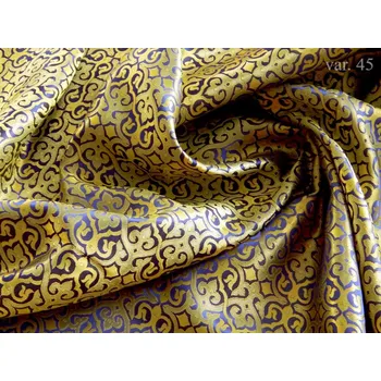 HEDVA ČESKÝ BROKÁT Luxusní brokát 160 51323 GOTIKA modrá | 45