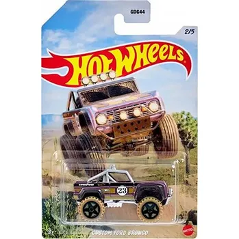 autíčko Ford Bronco Custom #23 1:64 - Hot Wheels Custom Ford Bronco No.23 Baja 4x4 - model auta 1/64