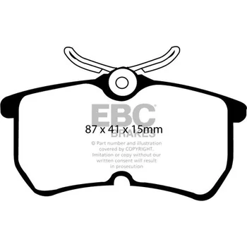 Brzdový komplet EBC sada brzd PD05KR | destičky Orangestuff & kotouče Standard zadní PD05KR112