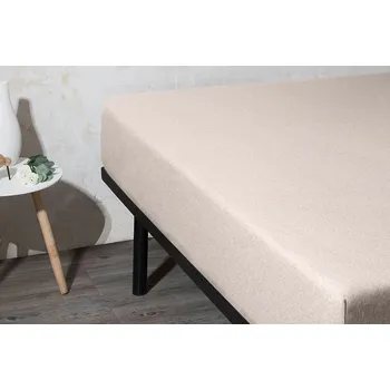 Prostěradlo Velfont Prostěradlo New Jersey rozměr: 140x200cm, barva: Béžová