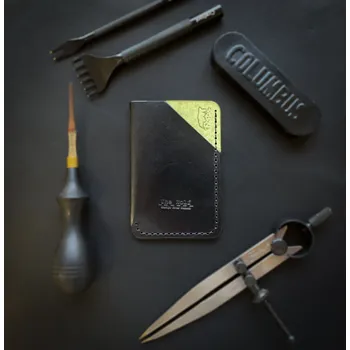 Peněženka The Wolf Hatti minimalistická peněženka - černozelená