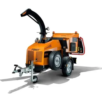 Drtič větví Štěpkovač větví Först ST8D, naftový štěpkovač na větve do průměru 203 mm