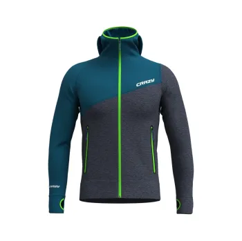 Pánská mikina Crazy Idea Pull Gulliver Man galaxy M; Šedá mikina + DÁREK DLE VÝBĚRU!