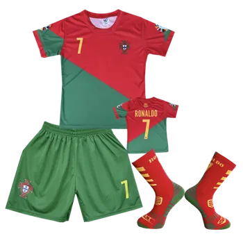 Fotbal Numberoplus Dětský fotbalový dres + fotbalové ponožky - Cristiano Ronaldo CR7 Velikost: 14 let ( vel.158)