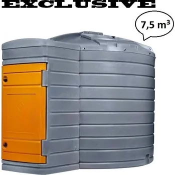 Nádrž na naftu dvouplášťová s velkou distribuční skříní SWIMER 7500 l verze EXCLUSIVE