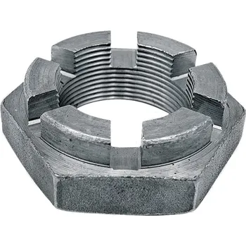 Matice Korunová matice DIN 937 M24 x 1,5 pro těžké kultivátory Lemken Achat, Smaragd