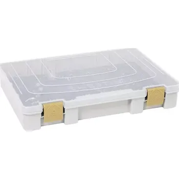 Pouzdro na rybářské vybavení WESTIN - Krabička W3 Rig Box Grey Clear 28 x 19,5 x 4,5 cm