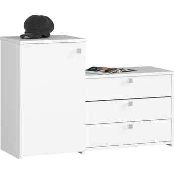 Botník Botník s komodou S16 bílý