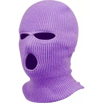 Kukla Kukla pletená fialová / BALACLAVA #1