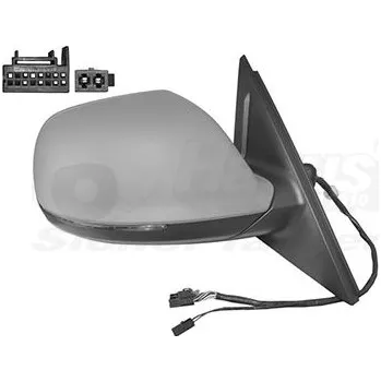 Auto zrcátko Vnější zpětné zrcátko VAN WEZEL 0380808