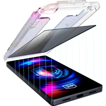 Tvrzené sklo 3mk HardGlass MAX Privacy pro iPhone 17 Pro MAX černé