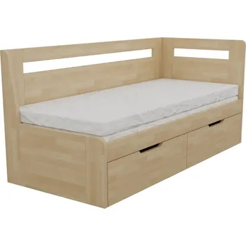 Postel Mrava Postel Kombi povrchová úprava: přírodní buk, rozměr: 80x200