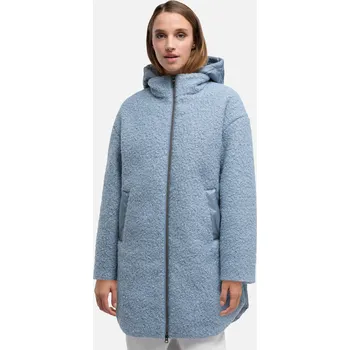 Dámský kabát Světle modrý dámský kabát Geox Calithe GEOX světle modrá 3483056