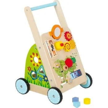 Dětské chodítko KidLand Dřevěné interaktivní chodítko 33 x 34 x 54 cm