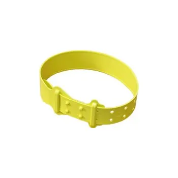 Krční plastová páska pro ovce a kozy žlutá