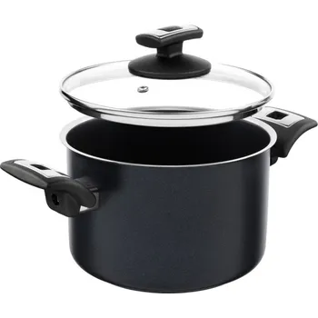 Hrnec Kolimax Hrnec COMFORT BLACK s poklicí, průměr 18 cm, objem 3.0 l + Kuchyňská chňapka v hodnotě 99,-