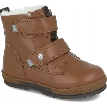 Dámské kozačky Bartek dětské kozačky z přírodní kůže hnědé, velikost 25