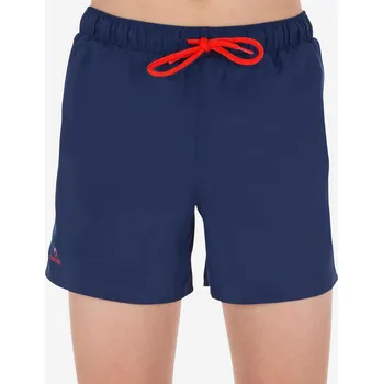 Pánské plavky OLAIAN Dětské surfařské kraťasy 50 tmavě modré 10 LET MODRÁ