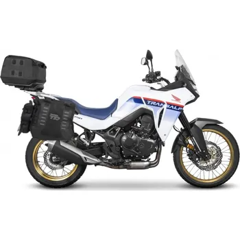Motodoplněk SHAD Kompletná sada sedlových brašní TERRA TR40 adventure a zadnej tašky SHAD TERRA TR50, vrátane montážnej sady HONDA TRANSALP 750