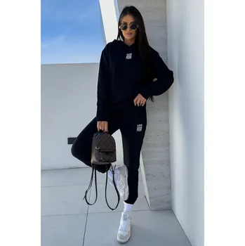 Tepláková souprava Love černá Velikost: UNI