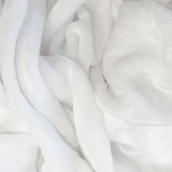 Povlečení Mikroplyšové prostěradlo 180x200 - Bílé II.jakost