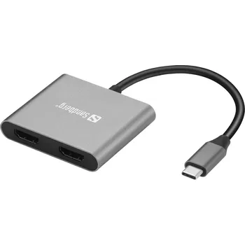 Sandberg USB-C Dock 2xHDMI+USB+PD