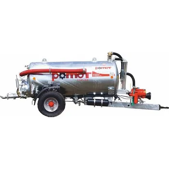 Zahradní traktor Fekální vůz za traktor Pomot Chojna T 507/3 samonosný jednoosý, objem 4000 l