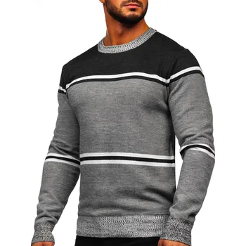 Pánský svetr Grafitový pánský svetr Bolf 6300 - 2XL