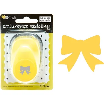Řezačka papíru DP Craft Děrovačka ozdobná na papír 2,5 cm BOW